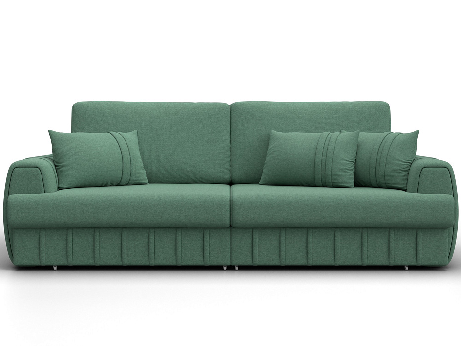 Диван прямой Лига-057 НПБ (амур 11 зеленый)