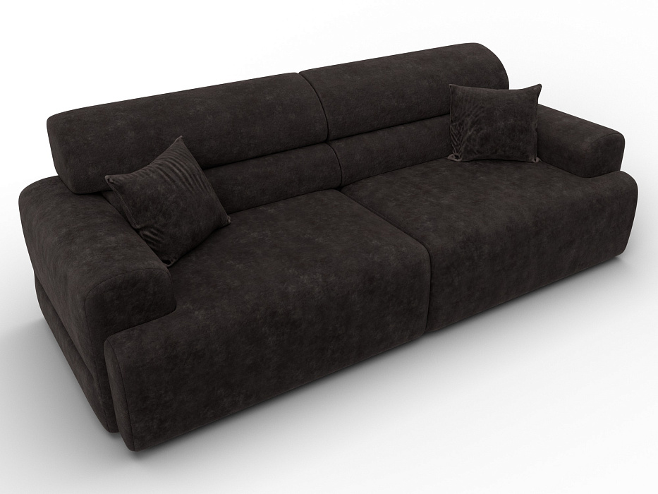 Диван прямой Лига-109 НПБ (brut 17 коричневый)