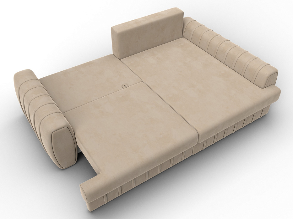 Диван угловой Лига-057 НПБ угол правый (seven 729 бежевый)