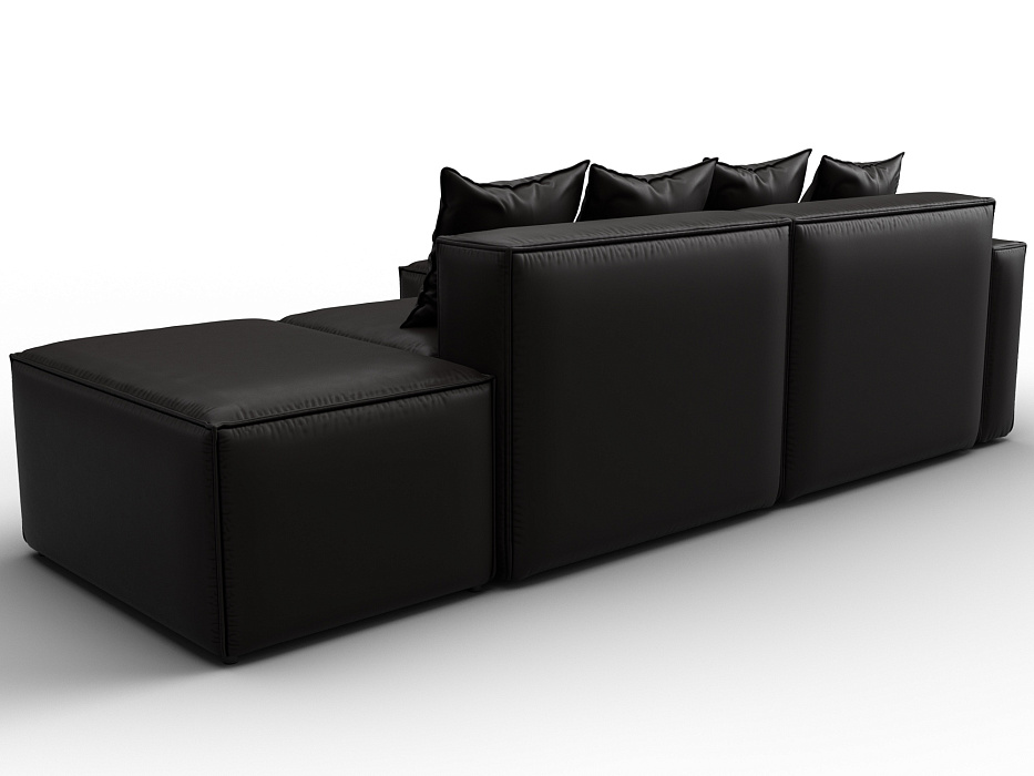 Диван угловой модульный Лига-063 угол левый (grifon 12 коричневый)