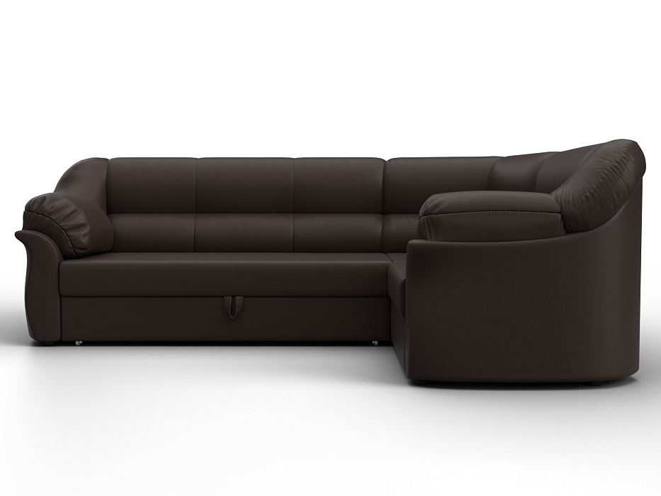 Диван угловой Карнелла правый угол (коричневый)