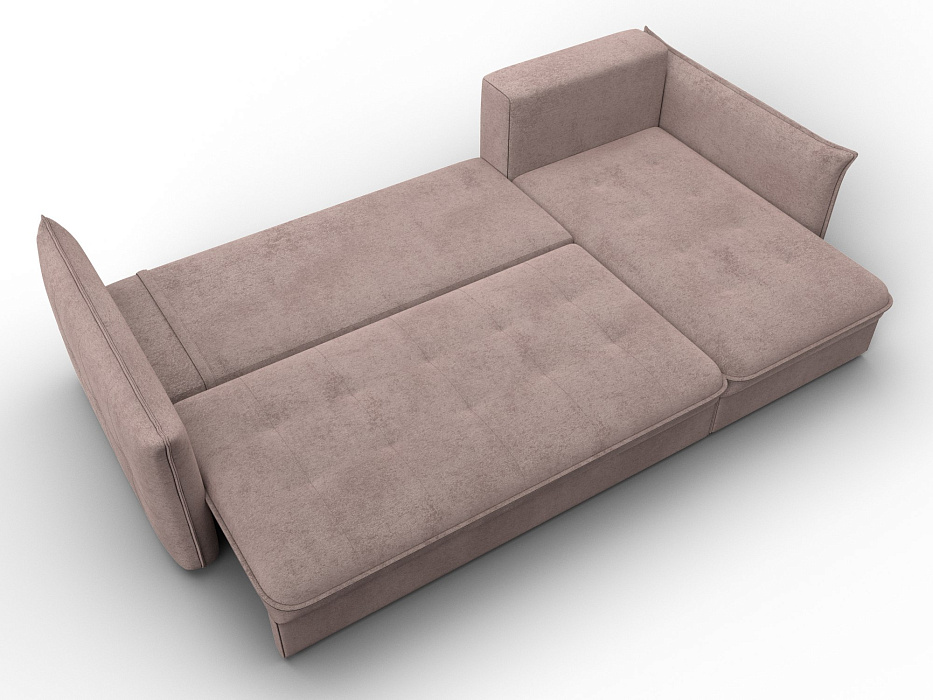 Диван угловой Лига-100 НПБ угол универсальный (tower 05 бежевый)