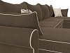 П-образный диван Элис (коричневый\бежевый)