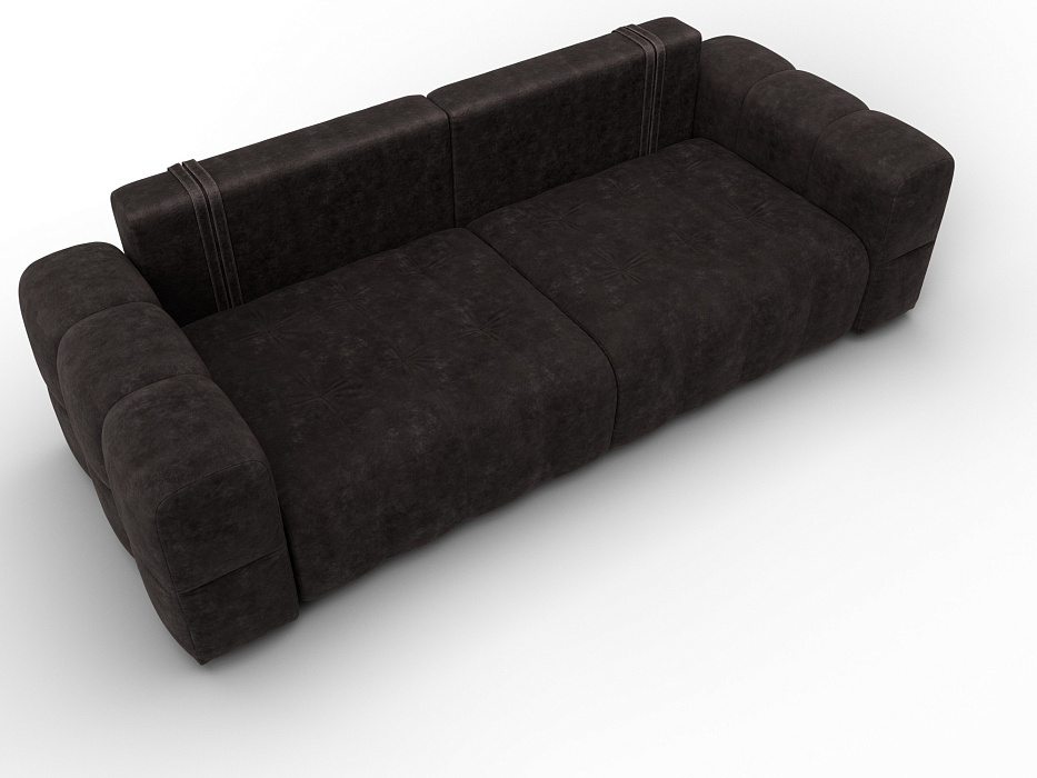 Диван прямой Лига-110 НПБ (brut 17 коричневый)