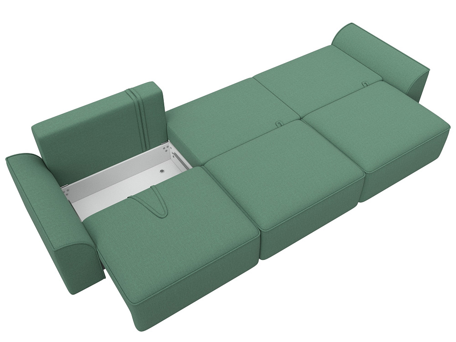 Диван прямой Лига-048 НПБ Лонг (амур 11 зеленый) Диван прямой Лига-048 НПБ Лонг (амур 11 зеленый)