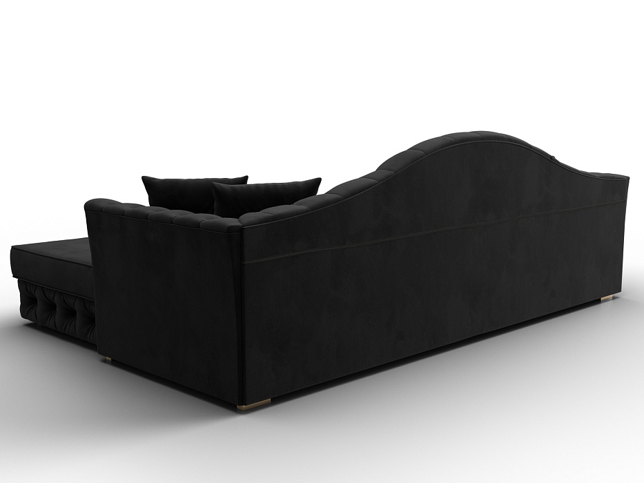 Диван угловой Артис правый угол (seven 35 черный)