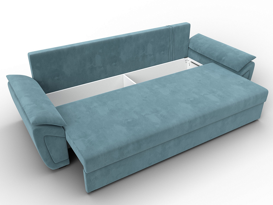 Диван прямой Нэстор Лайт (seven 113 бирюзовый)