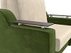 Прямой диван аккордеон Сенатор 100 (бежевый\зеленый цвет)