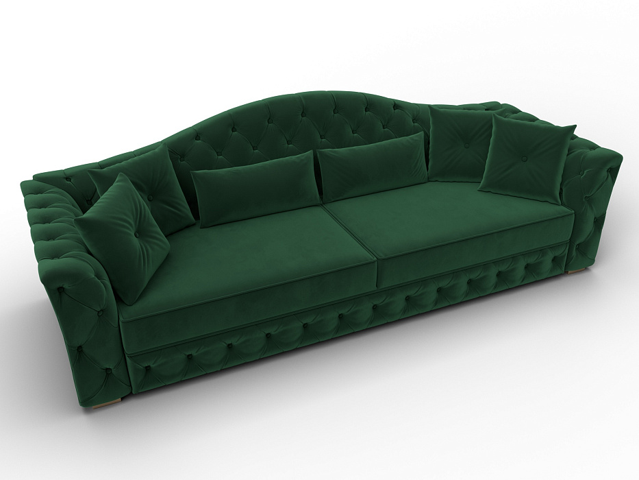 Диван прямой Артис (seven 626 зеленый)