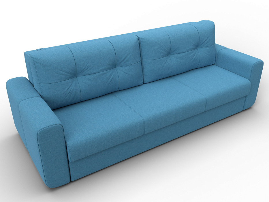 Диван прямой Лига-031 (амур 10 голубой)