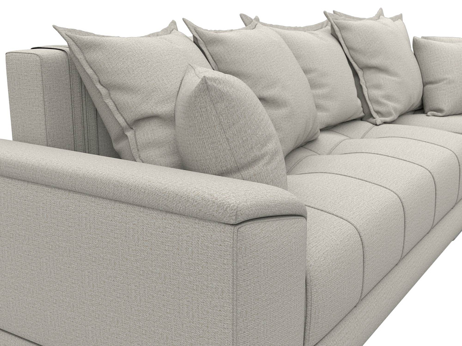 Диван угловой НордСтар правый угол (амур 02 бежевый)