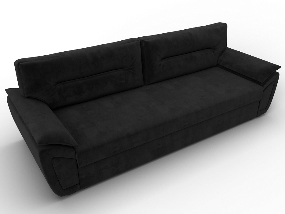 Диван прямой Нэстор Лайт (seven 35 черный)