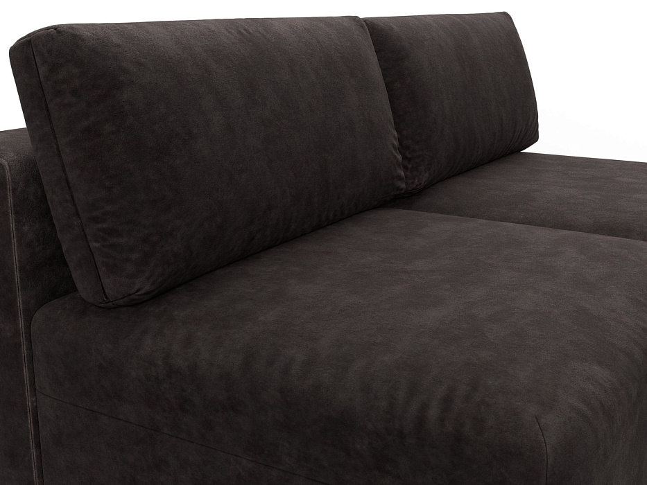 Диван угловой модульный Лига-060 НПБ угол универсальный (brut 17 коричневый)