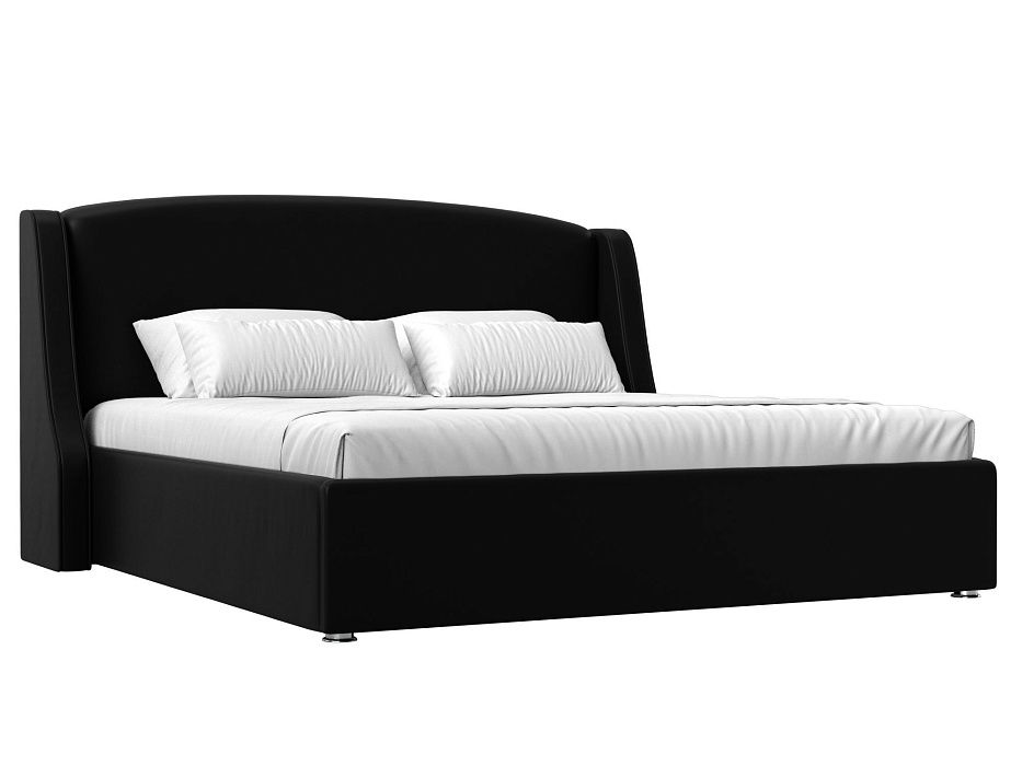Кровать интерьерная Лотос 200 (черный)