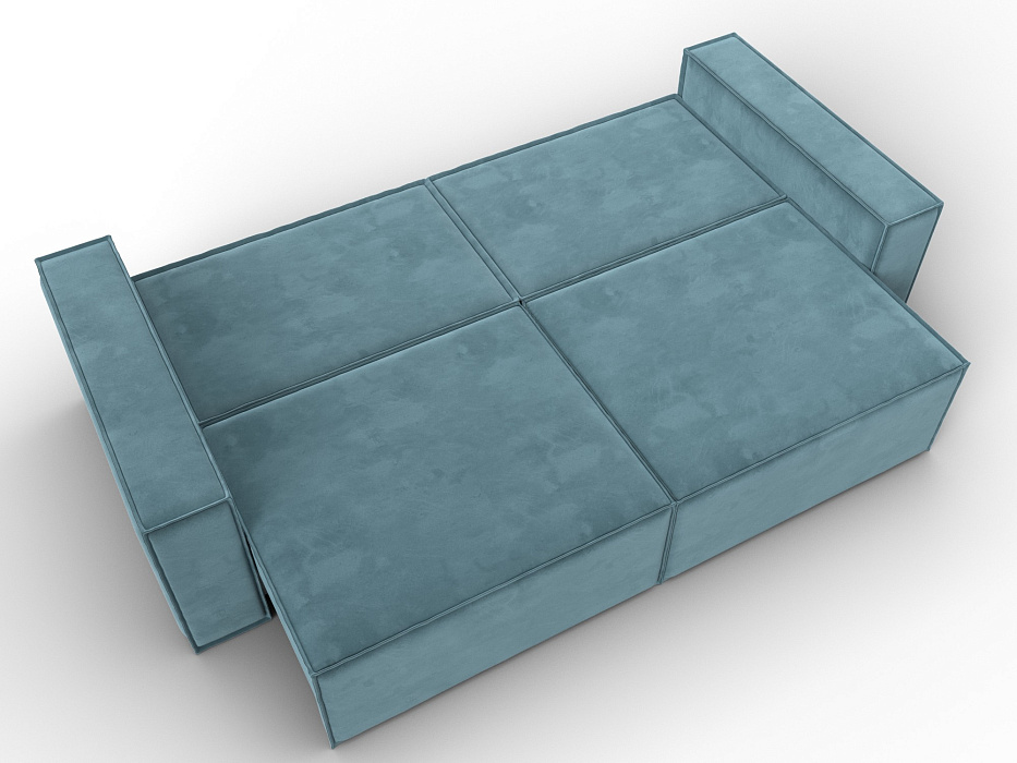 Диван прямой Куба (бирюзовый)