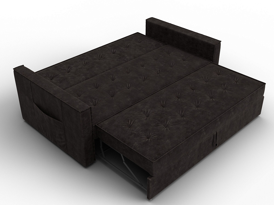 Диван прямой Лига-104 (160) (brut 17 коричневый)