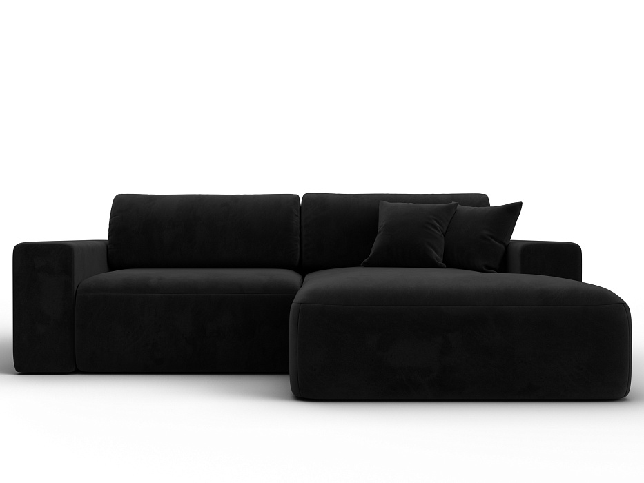 Диван угловой Лига-036 НПБ Классик правый угол (черный)