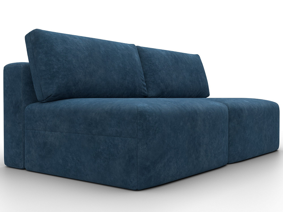 Диван прямой модульный Лига-060 НПБ (brut 11 синий)