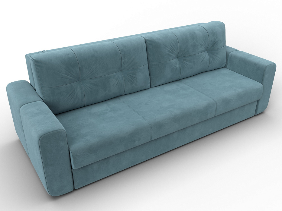 Диван прямой Лига-031 (бирюзовый)
