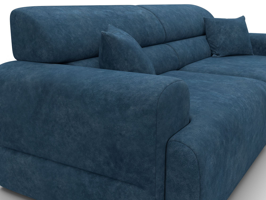 Диван прямой Лига-109 НПБ (brut 11 синий)