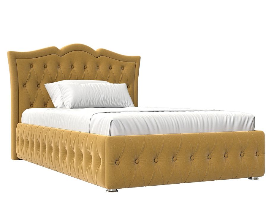 Кровать интерьерная Герда 140 (желтый)