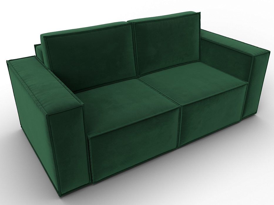 Диван прямой Куба мини (зеленый)