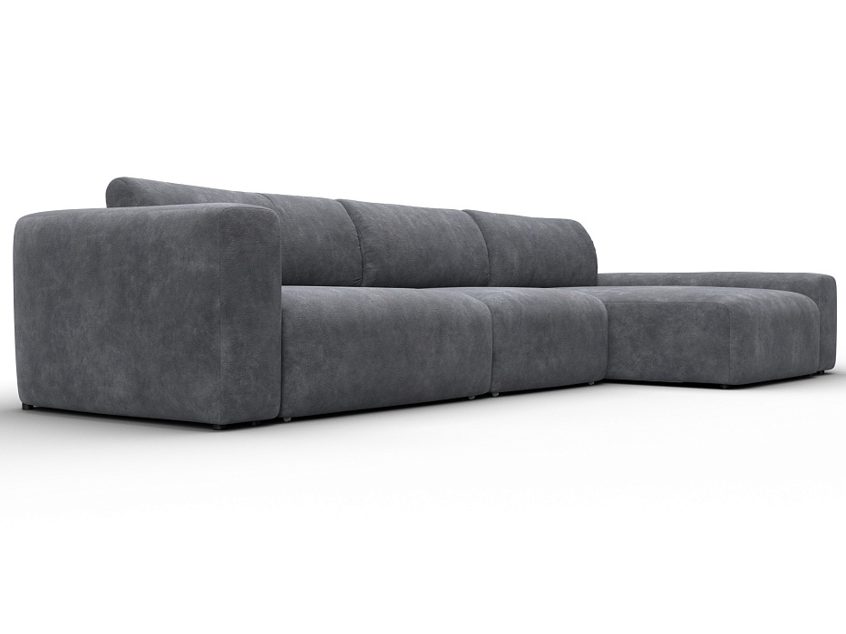 Диван угловой Лига-066 НПБ Лонг угол правый фото в интернет-магазине Лига Диванов