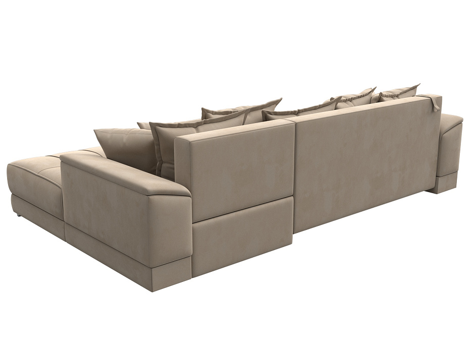 Диван угловой НордСтар правый угол (seven 729 бежевый)