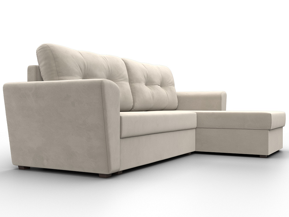 Диван угловой Амстердам Лайт правый угол (бежевый)