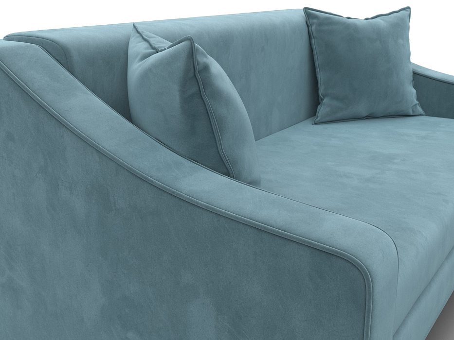 Диван прямой Лига-071 (seven 113 бирюзовый)