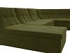 П-образный модульный диван Холидей (зеленый)