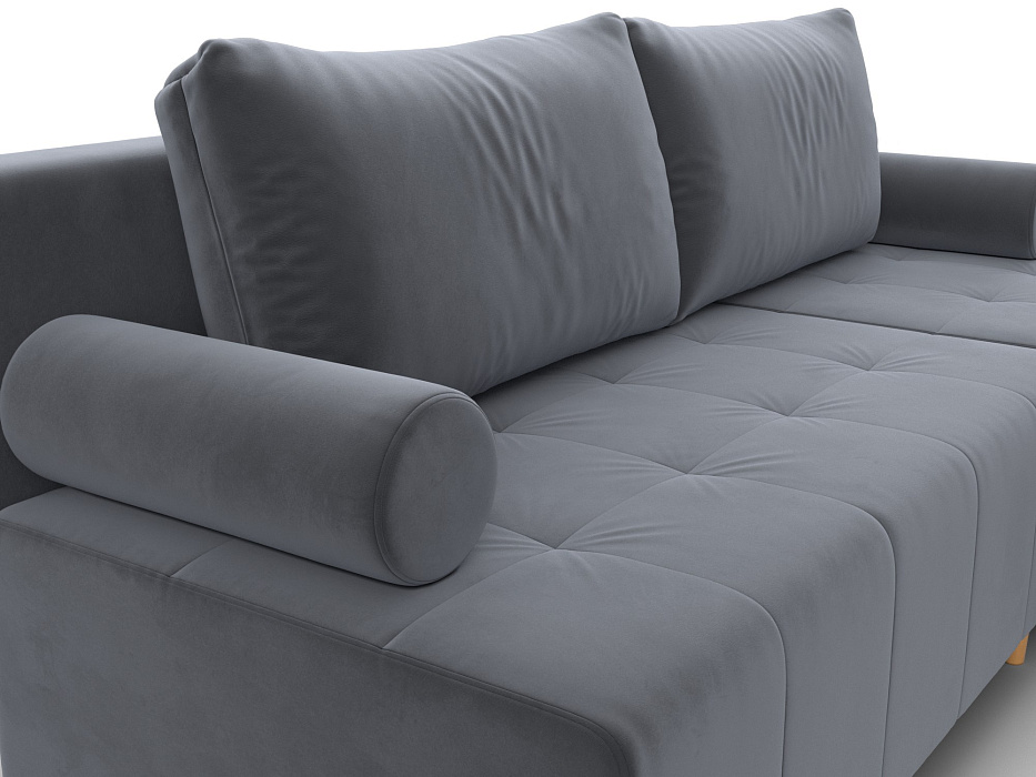 Диван угловой Лига-102 угол универсальный (seven 17 серый)