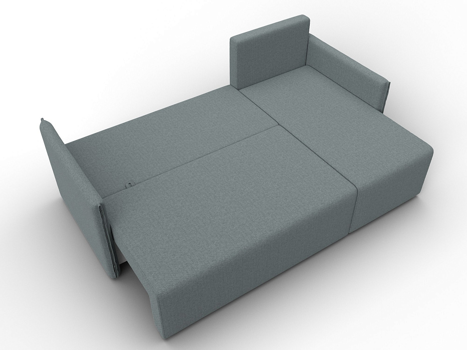 Диван угловой Лига-124 угол универсальный (амур 07 серый)