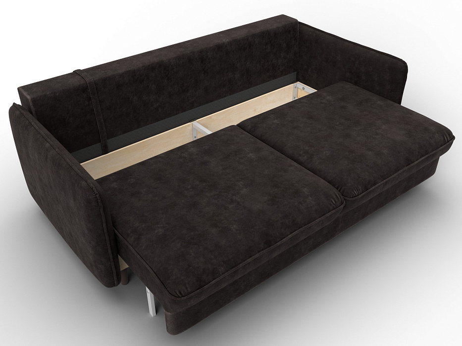 Диван прямой Лига-064 НПБ (brut 17 коричневый)