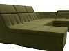 П-образный модульный диван Холидей Люкс (зеленый цвет)