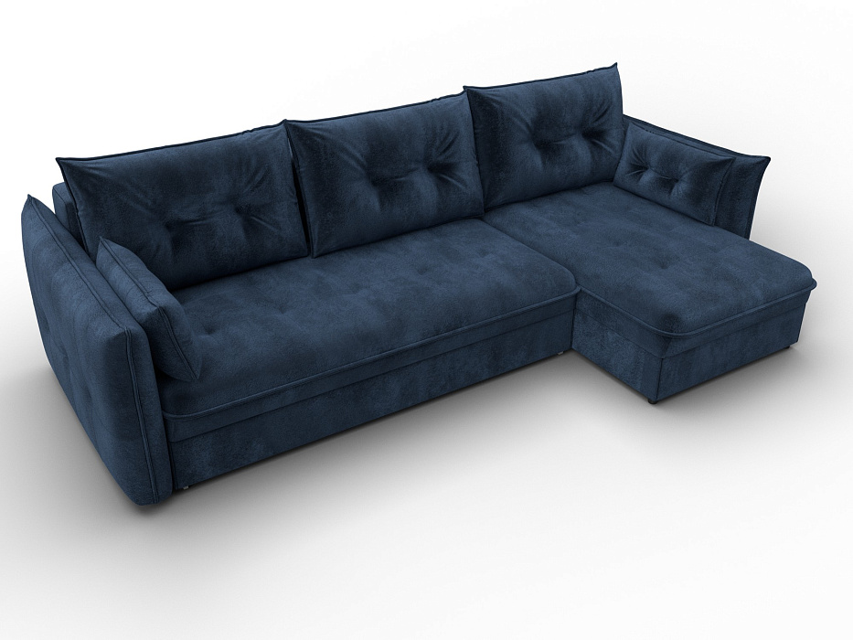 Диван угловой Лига-100 НПБ угол универсальный (tower 13 синий)