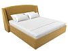 Интерьерная кровать Лотос 160 (желтый цвет)