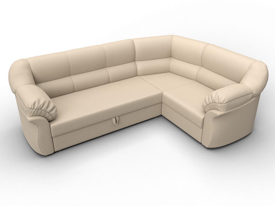 Диван угловой Карнелла правый угол (бежевый)