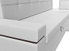 Кухонный угловой диван Деметра правый угол (белый цвет)