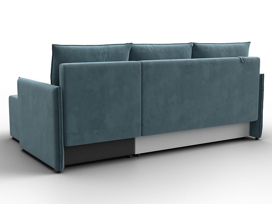 Диван угловой Лига-124 угол универсальный (seven 113 бирюзовый)