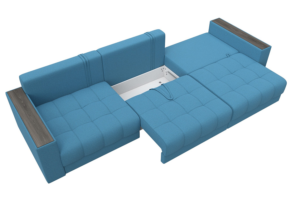 Диван прямой с декором Лига-049 НПБ Лонг (амур 10 голубой) Диван прямой с декором Лига-049 НПБ Лонг (амур 10 голубой)