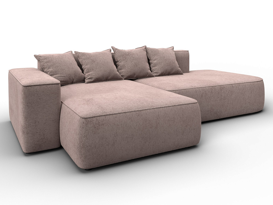 Диван угловой Лига-065 угол левый (tower 05 бежевый)