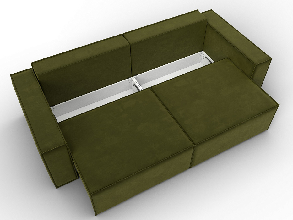 Диван прямой Куба (зеленый)