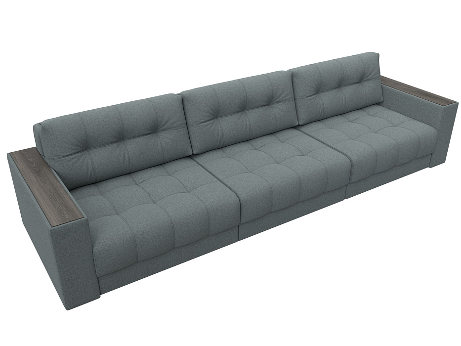 Диван прямой с декором Лига-049 НПБ Лонг (амур 07 серый) Диван прямой с декором Лига-049 НПБ Лонг (амур 07 серый)