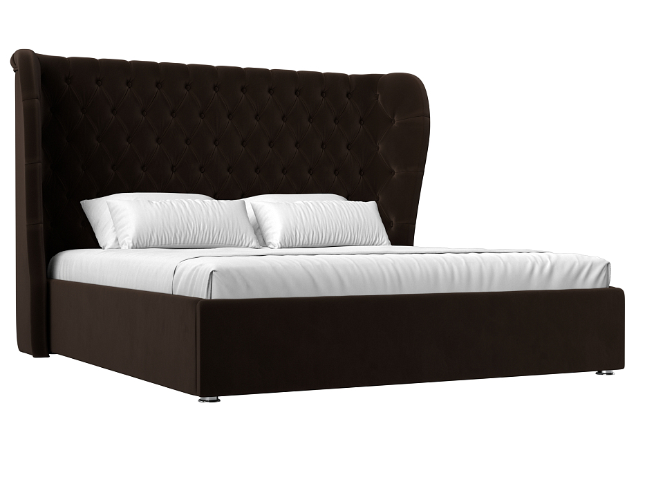 Интерьерная кровать Далия 180 (коричневый цвет)