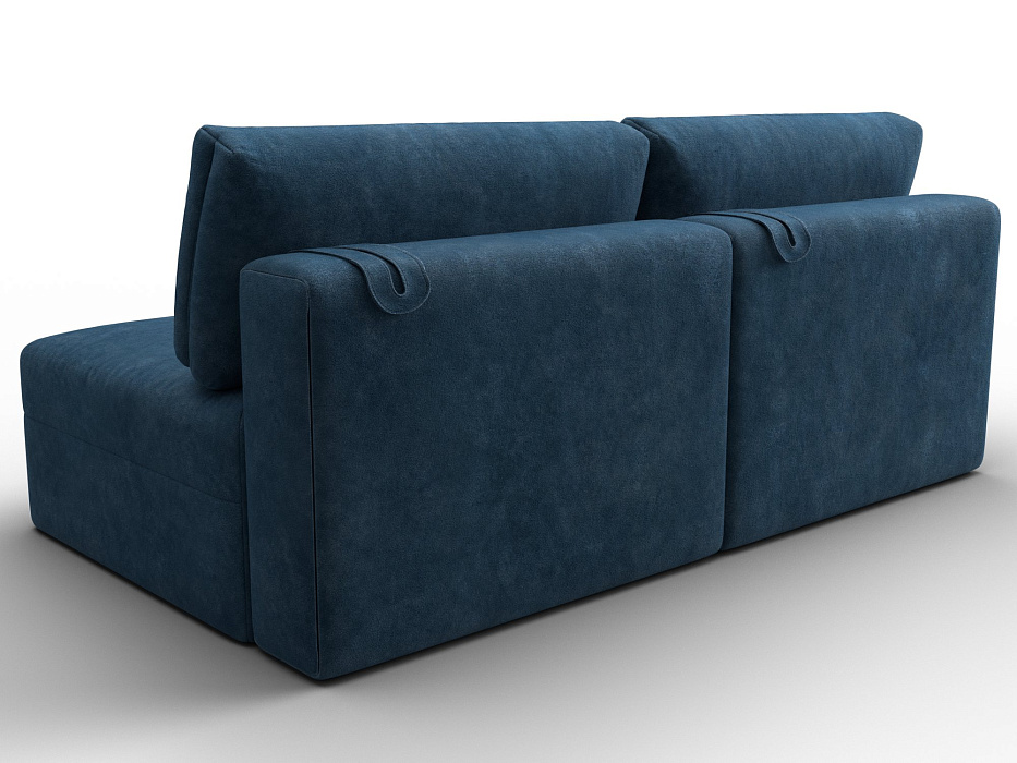 Диван прямой модульный Лига-060 НПБ (brut 11 синий)