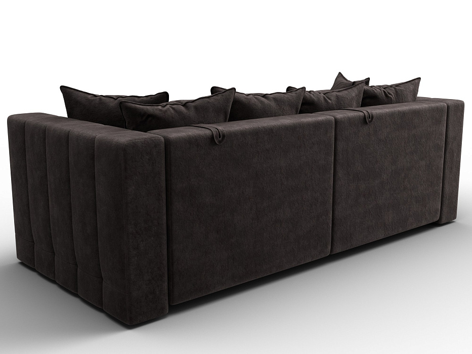 Диван прямой Лига-052 НПБ (brut 17 коричневый)