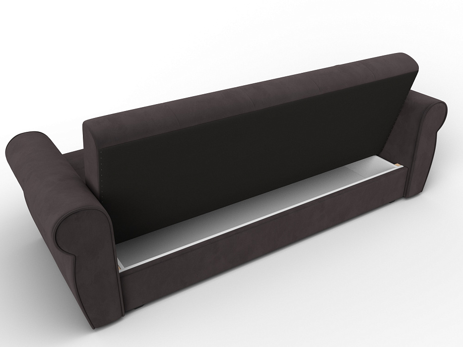 Диван-книжка Лига-019 (коричневый)