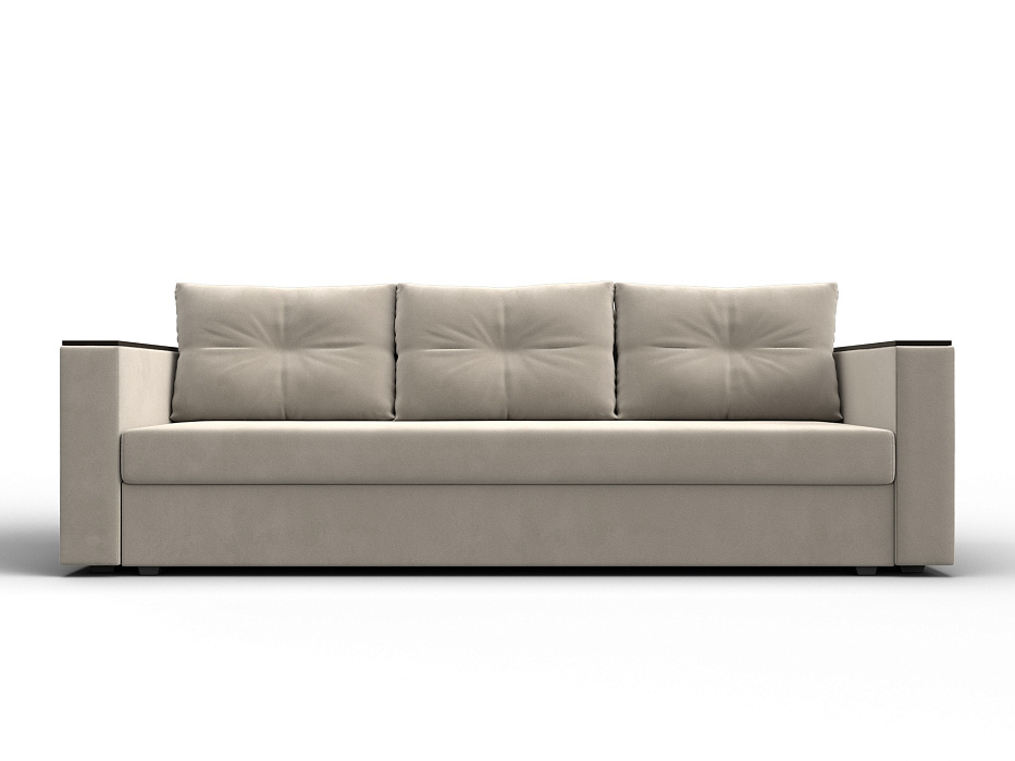 Диван прямой Атланта без стола (бежевый)