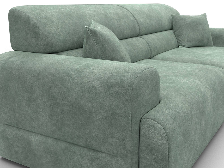 Диван прямой Лига-109 НПБ (brut 08 зеленый)